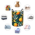 thumbnail image 6 of Fotbe Fresh Orange Laundry Basket with Handles, Waterproof Large Laundry Hamper, Wash Bag for Corner Dorm, Rolling Laundry Basket with Handles-Medium, 6 of 8