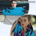thumbnail image 3 of KUIFORTI Palm Tree Car Seat Cover Towels Front Seats Quick-Dry Car Accessories with Storage Bag Washable Sweat Absorption for Swimming Pool Camping Beach Yoga Towels Mat, 3 of 7