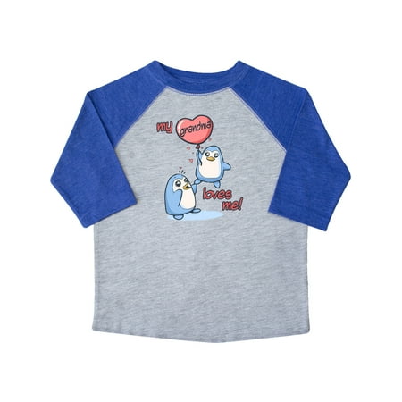 

Inktastic My Grandma Loves Me Gift Toddler Boy or Toddler Girl T-Shirt