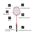 thumbnail image 4 of Badminton Racket Set of 2 Professional Iron Alloy 65 X 20 Cm Badminton Racket Shuttlecock Racket with Racket Bag for Beginner Training, 2025 Blue,Red, 4 of 8