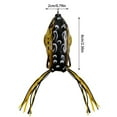 thumbnail image 3 of BKER 5PCS Fishing Soft Topwater Frog Crankbait Tackle For Freshwater Saltwater, 3 of 7