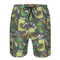 thumbnail image 4 of Naloa Cartoon Dinosaurs (2) Men's Beach Shorts, Surfing shorts, Swim trunks, Quick Dry Swim Trunks for Surfing Beach Fun - XX-Large, 4 of 9