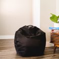 thumbnail image 5 of Big Joe Classic Bean Bag Chair, Black Smartmax, Durable Polyester Nylon Blend, 2 feet Teardrop, 5 of 9