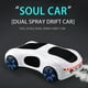 thumbnail image 5 of eccomum Coche remoto, y sonido a la deriva coche pulverización coche acrobacia coche de cumpleaños con pulverización coche niños con Led Sound Watch Sonido Sunt coche Sonido Niños lado sonido, 5 of 8