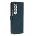 thumbnail image 3 of SaniMore Wallet Case for Samsung Galaxy Z Fold 4, Magnetic Clasp PU Leather Stand [RFID Blocking] Card Slot Flip Folio Cover with Folding Kickstand TPU Shockproof Interior Cover, Blue, 3 of 7