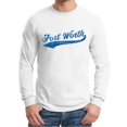 thumbnail image 5 of Fort Worth Baseball Script - Hometown Pride, Pitcher Long Sleeve T Shirt - 2X-Large - White, 5 of 6
