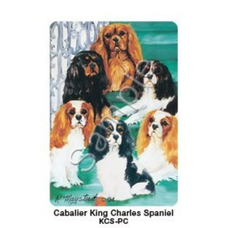 best friends playing cards, by ruth maystead - cavalier king charles (Best Multiplayer Games To Play With Friends)