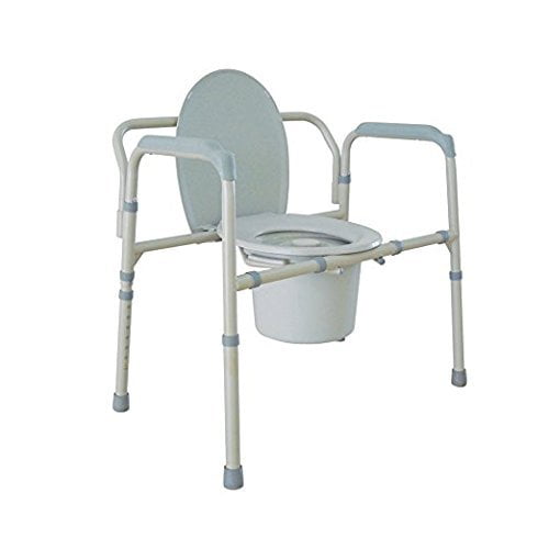 Healthline Heavy Duty Bariatric Commode, Portable Medical Bedside