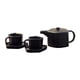 thumbnail image 5 of Juego de Tetera para en Miniatura 1/12, Taza Vívida, Decoración de Muebles, Platillos, Accesorios de Cocina, Metal para El Hogar, Negro Baoblaze Tetera de casa de muñecas, 5 of 8