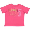 thumbnail image 3 of Inktastic Live, Laugh, Love Boys Toddler T-Shirt, 3 of 5