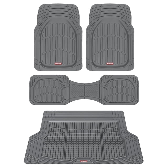 Alfombrillas de goma Motor Trend FlexTough Contour Liners, grises