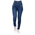 thumbnail image 1 of Jeans para Mujer Skinny Suave y elástico en Stretch Push Up Azul azul 11 Incógnita 110071, 1 of 5