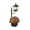 Black, variant on Solar Floor Lamps with Planter 2 in 1 Design, 17.2 Inch Outdoor Solar Lamp Post, Lights Dusk to Dawn for Lawn Patio Porch, Yard and Pathway Decor, Solar Planter Light (Flowers Not Included)