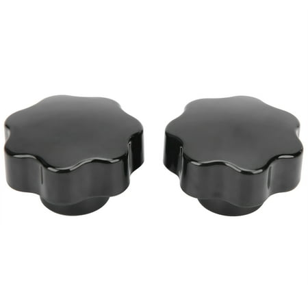 

2Pcs Female Thread Clamping Knob 7 Star Head Nuts Industrial Accessories M12 x 65