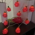 thumbnail image 6 of Pitaya Shape String Lights 1.65M 10LEDs Battery Powered Fruit Night Lights for Halloween Christmas Pitaya Party Kitchen Decoration, 6 of 13