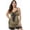 Leopard, variant on Women Lace Lingerie Front Closure Babydoll V Neck Nightwear Sexy Chemise Nightie