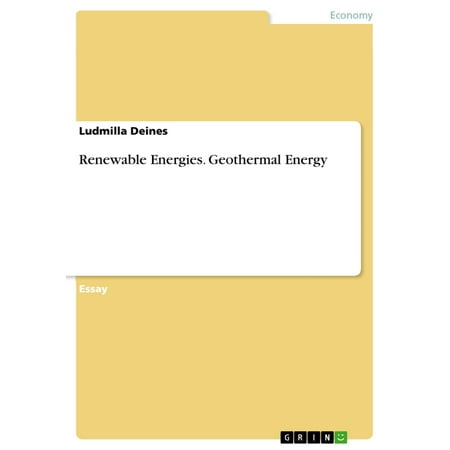Renewable Energies. Geothermal Energy - eBook