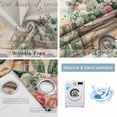 thumbnail image 2 of Eucalyptus Trucks Blackout Curtains for Bedroom, Spring Farmhouse Floral Leaves Burlap Thermal Insulated Kitchen Drapes with Grommets, Light Blocking Window Treatment, 2 Panels 52" x 90", 2 of 7
