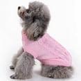 thumbnail image 4 of Christmas Pet Pullover Sweater Knitted Warm Solid Color Autumn Winter Clothes, 4 of 8