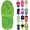 Fluorescent Green, variant on Sliding Mitt, Baseball Sliding Mitt Youth, Protective Baserunning Sliding Gloves, Baseball Protective Equipmen