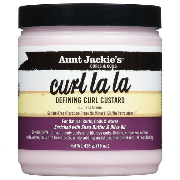 Aunt Jackie's Curl La La Defining Curl Custard 15.0 oz Pack of 2