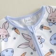 thumbnail image 5 of Baby Bodysuits Unisex Bodysuit Boys Girls Clothes for 9-12 Months Preemie Newborn Boy Outfits Jumpsuit Long Sleeve Zipper Romper Bodysuit, 5 of 9