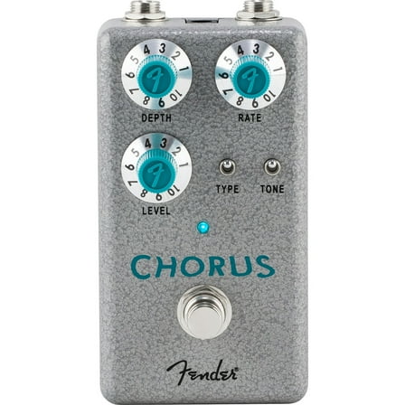 Genuine FENDER Hammertone  Chorus Pedal, Solid Aluminum Stomp Box #0234576000