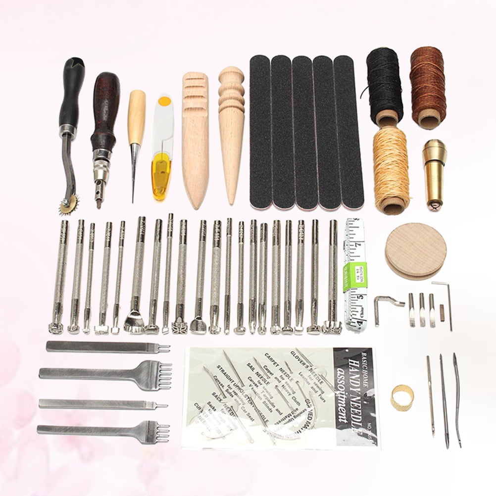 FELTECHELECTR Sewing Needles Wood Diy Hand Tool For Diy Enthusiasts Sewing And Repairing 59Pcs Set