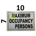 thumbnail image 2 of Maximum Occupancy Sign (Reflective !!, Aluminium-Rust Free,White, Size 7X10) (ref-2201), 2 of 5