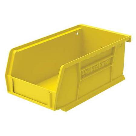 Akro Economy Bins - Akro-Mils 10 lb Capacity, Hang and Stack Bin, Yellow 30220YELLO