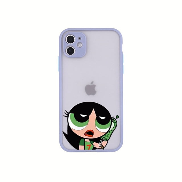 The Powerpuff Girls Cute Phone Case for iPhone 14 Plus 13 12 11 Pro Max Mini Xs Xr X 8 7 Plus Black Matte Translucent Hard Cover xuanjing unisex