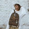 thumbnail image 3 of Miangastore 1pc Large Capacity Student Fashion Leopard Backpack School Outdoor Bag, 3 of 9