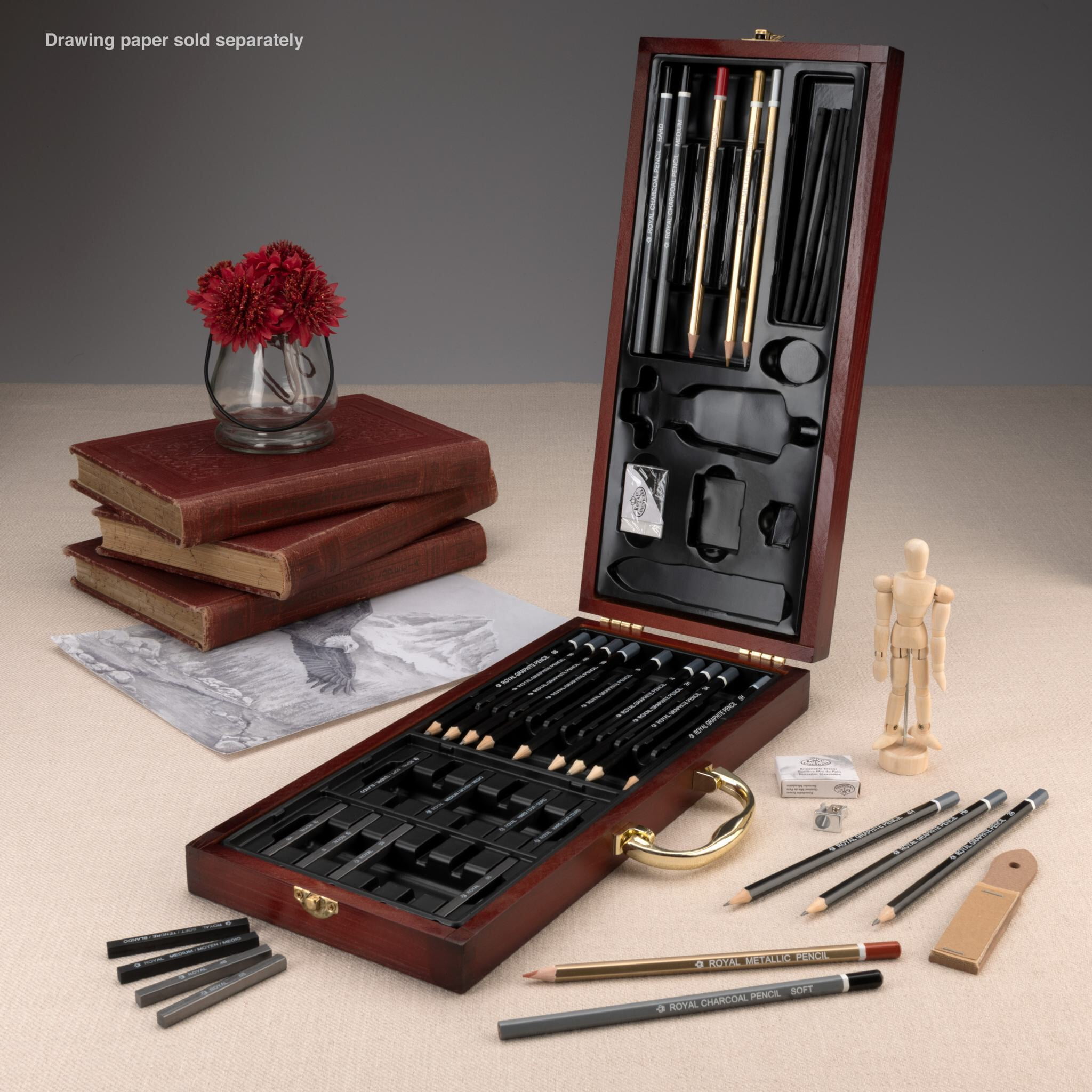 Royal & Langnickel Essentials™ 41pc Sketching Travel Art Set