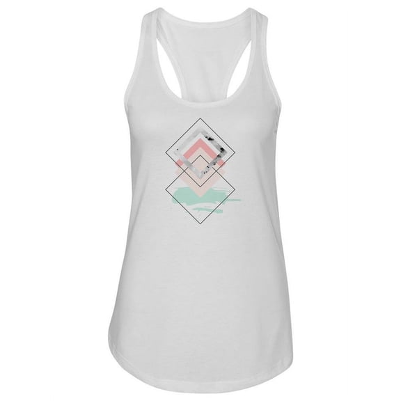 Trendy Geometric Design Tank Women -Image by Shutterstock, Female x-Small