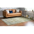 thumbnail image 3 of Rugs.com Charleston Collection Rug – 8' x 10' Green Low-Pile Rug Perfect For Living Rooms, Large Dining Rooms, Open Floorplans, 3 of 9