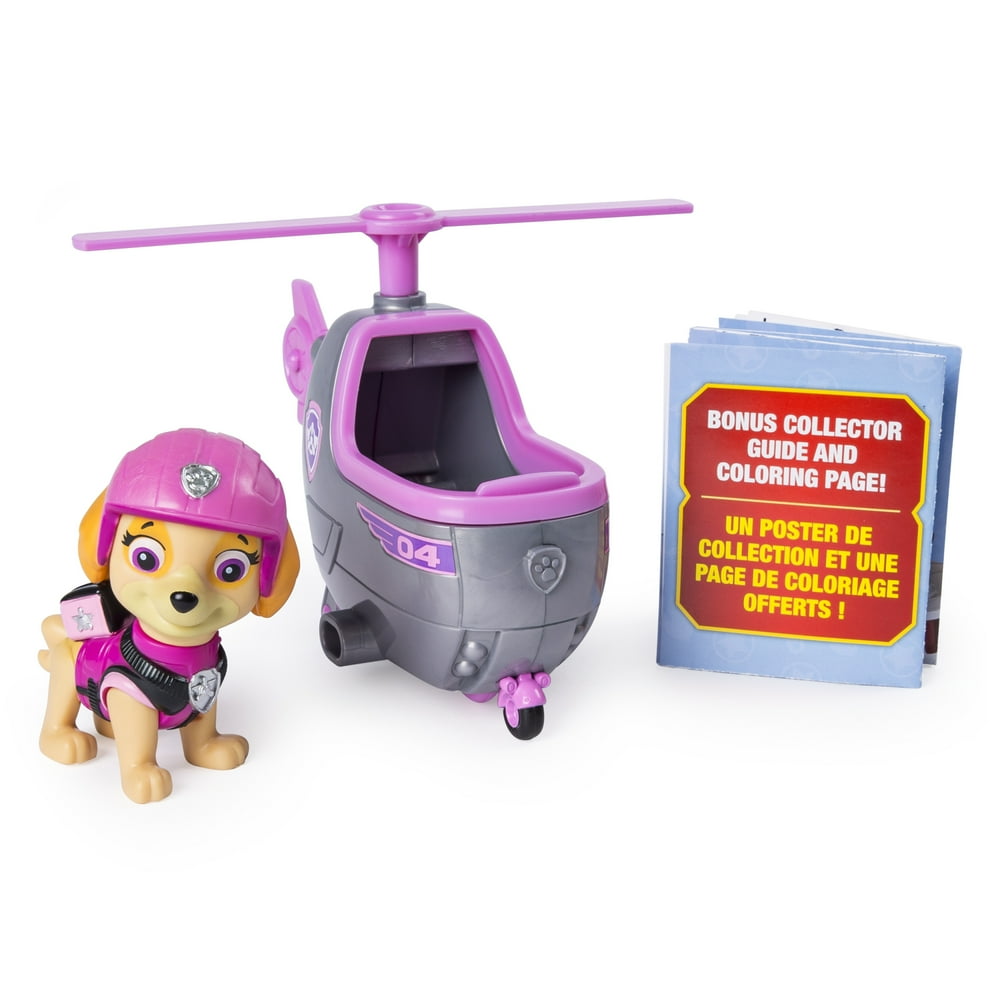PAW Patrol Ultimate Rescue, Skyeâs Mini Helicopter with Collectible Figure, for Ages 3 and Up