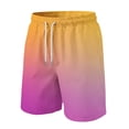 thumbnail image 5 of Satingcolo Men's Baggy Sweat Shorts Fleece Lounge Shorts Casual Lightweight Drawstring Y2k Loose Fit Shorts Cyan S, 5 of 5
