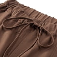 thumbnail image 4 of Pantalones de pierna ancha para mujer, cintura elástica alta, bolsillos con cordón, pierna acampanad Abanopi Aqua/Extragrande, 4 of 7