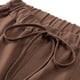 thumbnail image 4 of Pantalones de pierna ancha para mujer, cintura elástica alta, bolsillos con cordón, pierna acampanad Abanopi Negro/Extragrande, 4 of 7