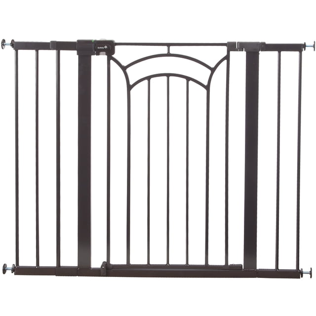Safety 1st Décor Easy Install Tall & Wide Baby And Pet Gate With Pressure Mount Fastening