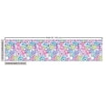 thumbnail image 2 of Ambesonne Floral Fabric by the Yard Upholstery, Colorful Vintage Curls, 2 Yards, Multicolor, 2 of 4