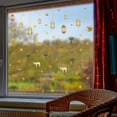 thumbnail image 5 of Pegatina de pared con forma de estrella y linterna de luna, papel estático, para vidrio, ventana, decoración visual de doble cara, 5 of 5