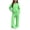 X129 Green, variant on Glisme Girls Outfit Set Solid Color Zip Long Sleeve Hooded Tees With Pocket Pants Set Comfortable Girls Outfit Size 5-6 Years Black