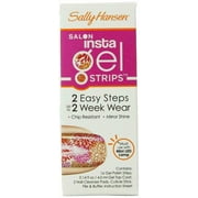 Sally Hansen Salon Insta Gel Strips 16 Strips Gel Top Coat, Pretty N Poppy