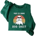 thumbnail image 4 of Ailaofu Halloween Sweatshirt for Women Funny Ghost Graphic Shirt Spooky Season Long Sleeve Tops, 4 of 4