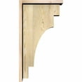 thumbnail image 3 of 6"W x 14"D x 26"H Mediterranean Rough Sawn Corbel w/Backplate, Douglas Fir, 3 of 9