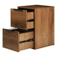 thumbnail image 1 of LUCYPAL Wooden File Cabinet 2 Drawer,Vertical Storage Filing Cabinet with Hanging Bars for Letter Size,File Storage Cabinet Used for Home Office, Brown Assemble Required, 1 of 4