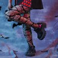 thumbnail image 1 of Lindbes 1pc White Punk Style Fishnet Stockings, 1 of 4
