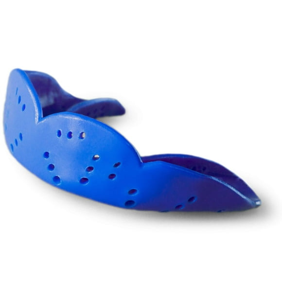 SISU Aero 1.6mm Sports Mouth Guard for Basketball, Soccer, Hockey, Lacrosse, Custom-Fit for Adults and Youth Small Royal Blue