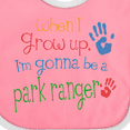 thumbnail image 4 of Inktastic Park Ranger Future Boys or Girls Baby Bib, 4 of 4
